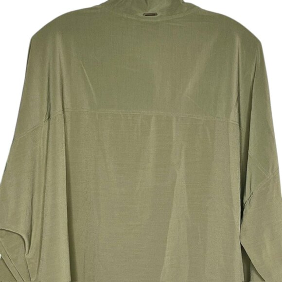 PrAna Railay 1/4 Zip Pullover - Rye Green - XL - Picture 7 of 10